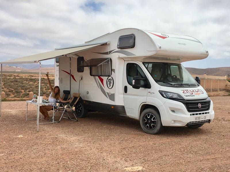 Autocaravana en ruta